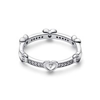 Anello Pandora Donna in Argento Zirconia 192496C01-48 - 192496C01-54